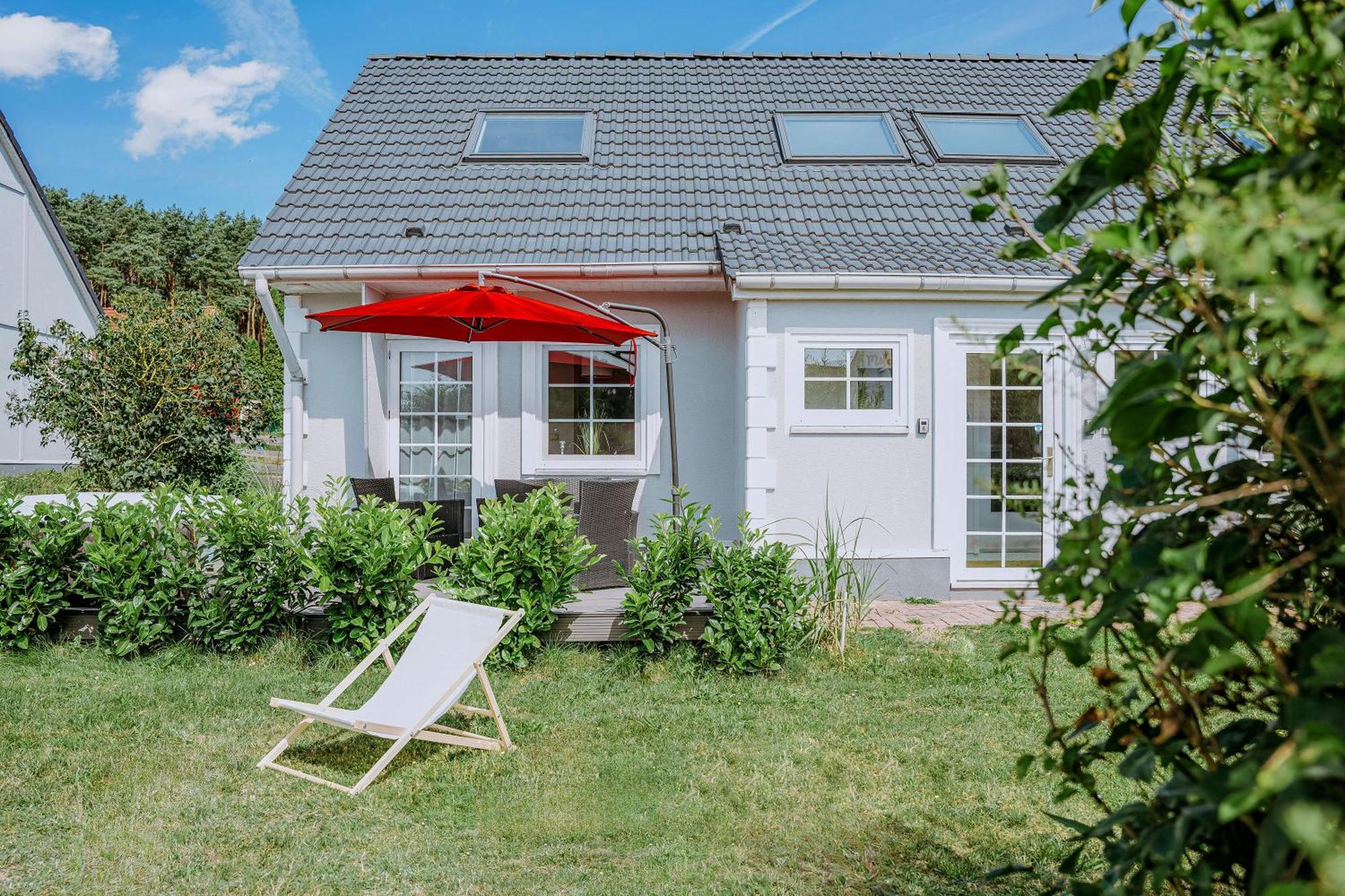 Ferienhäuser Insel Usedom Haus Samara 8 - Mit Blick aufs Achterwasser! Lutow Exterior foto